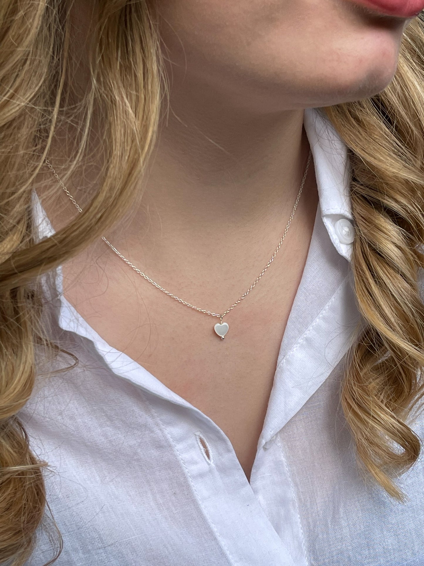Ketting Kisses zilver