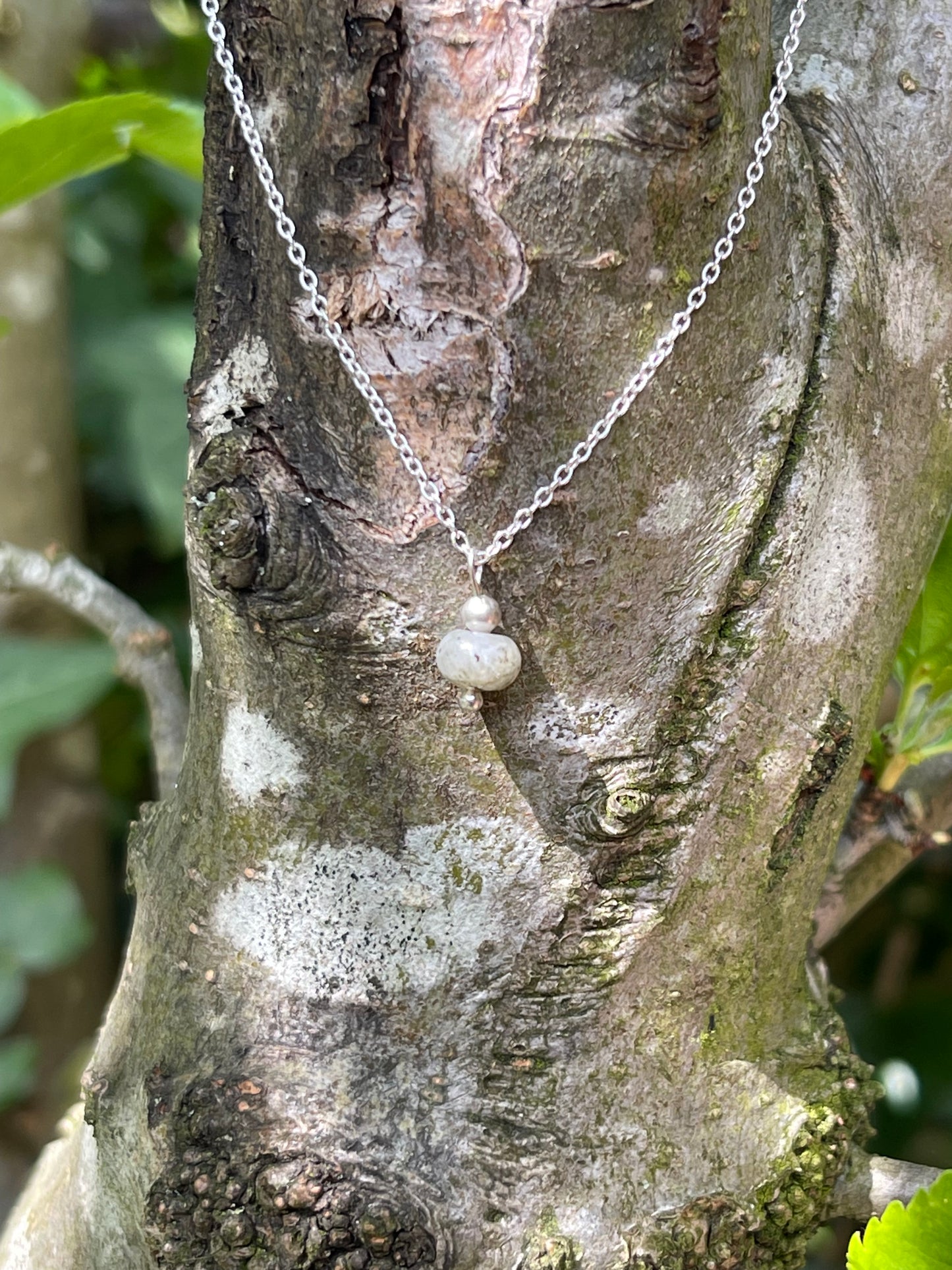 Ketting Blessing zilver (Labradoriet)