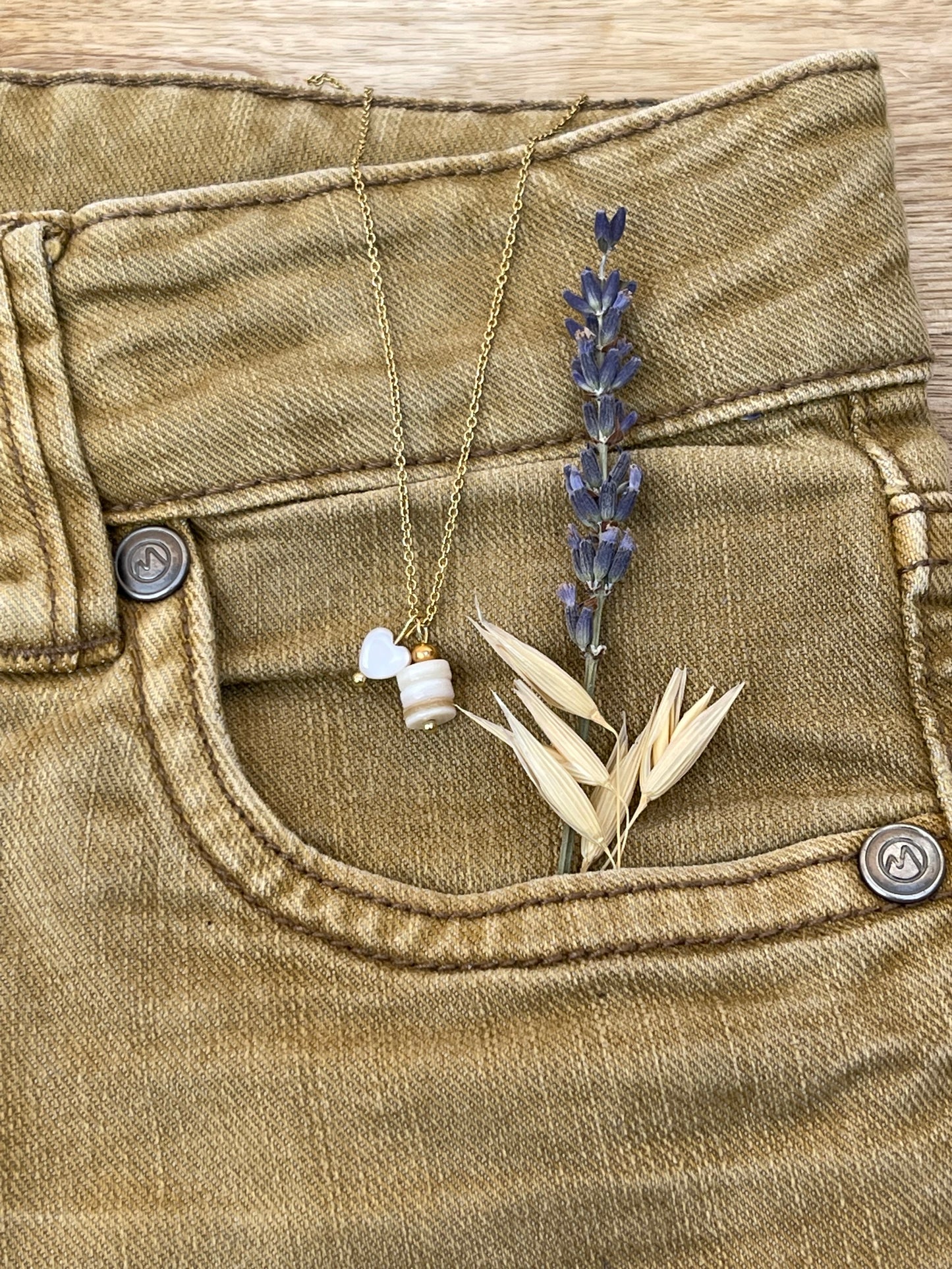 Ketting Sunshine Kisses gold plated zilver