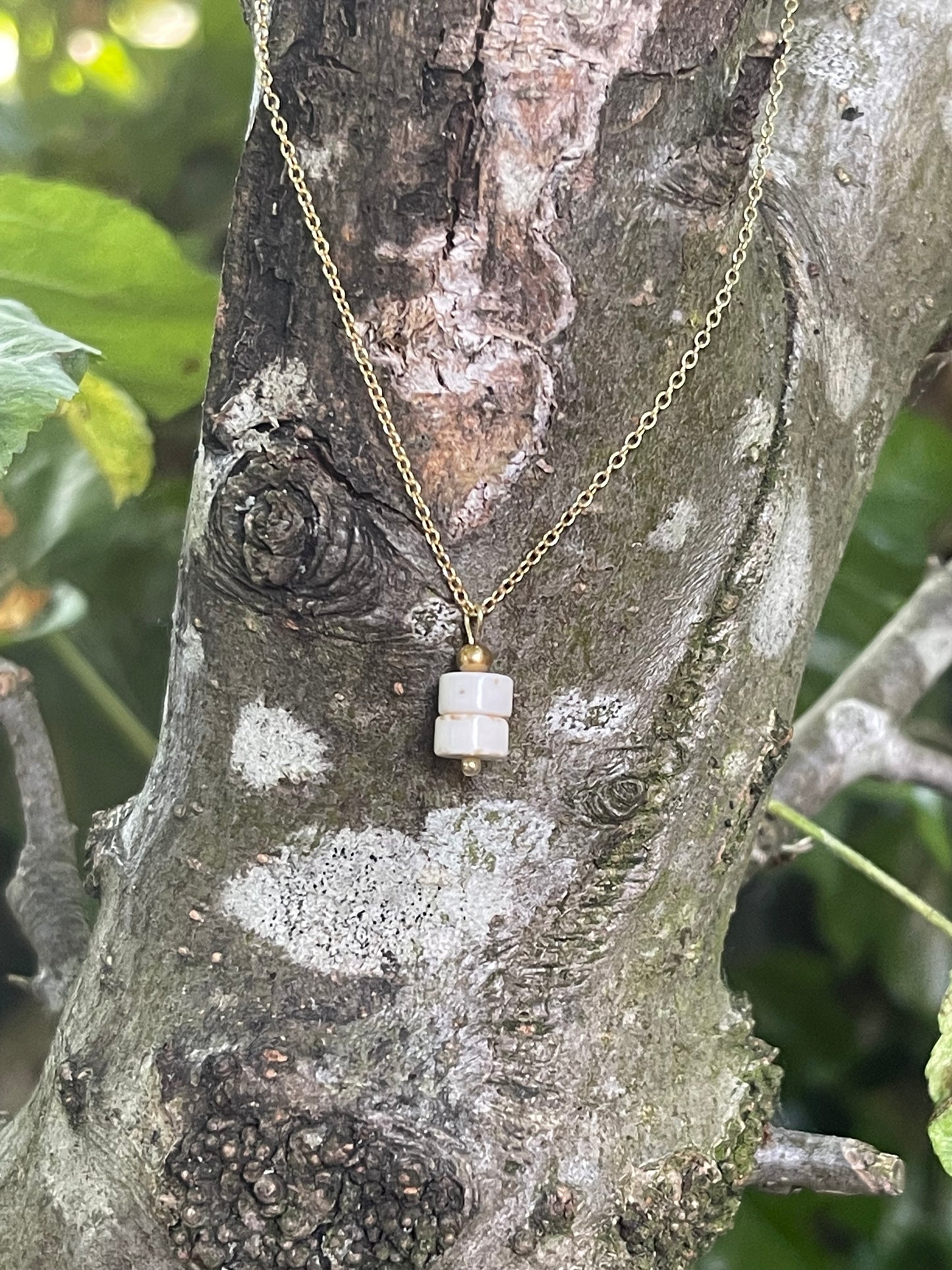 Ketting Bliss gold plated zilver