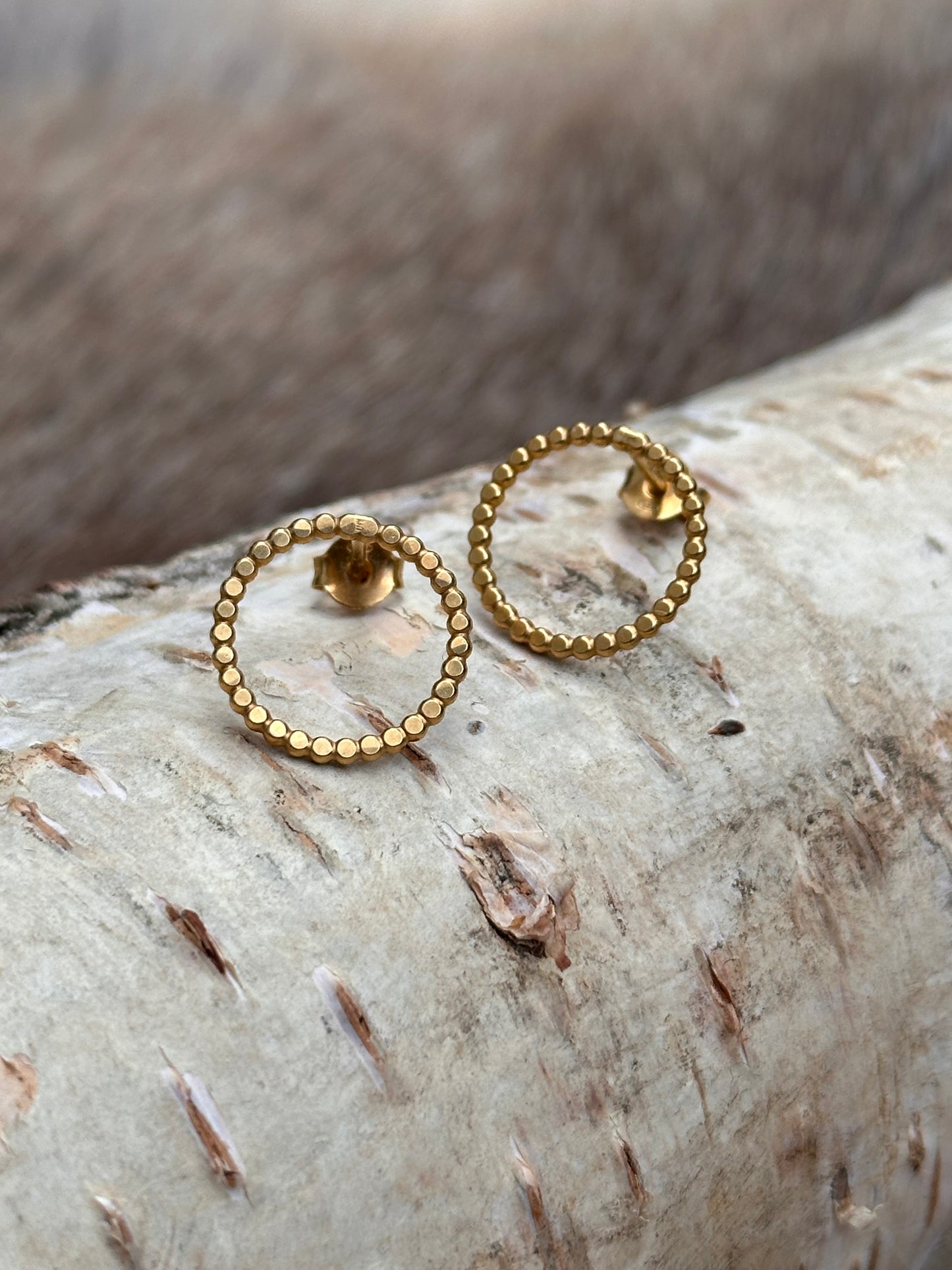 Oorbellen Dewdrop goldplated zilver