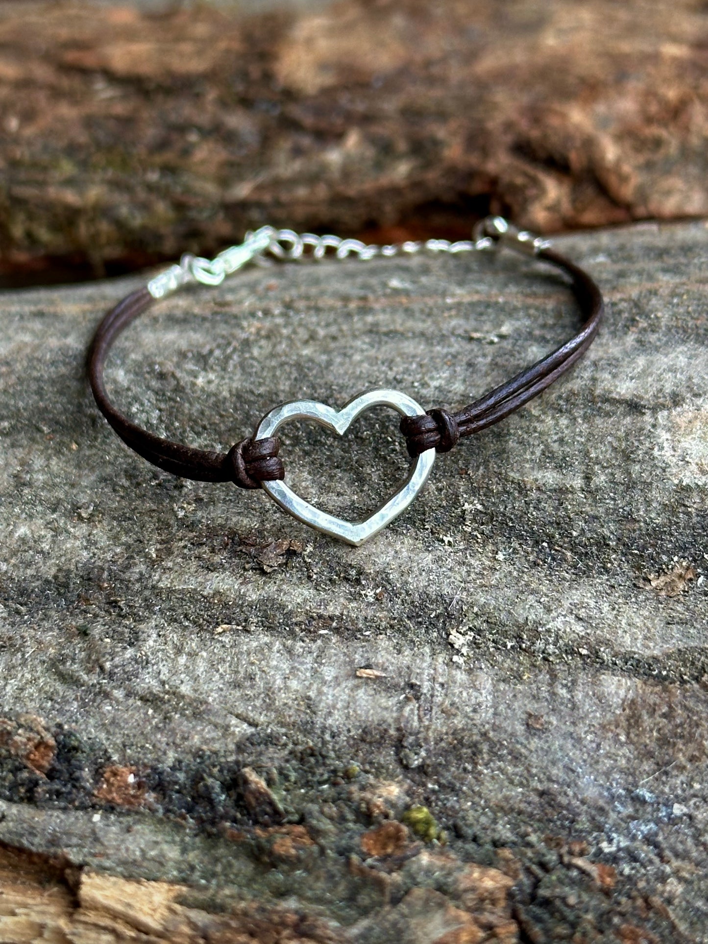 Armband Little hearts zilver