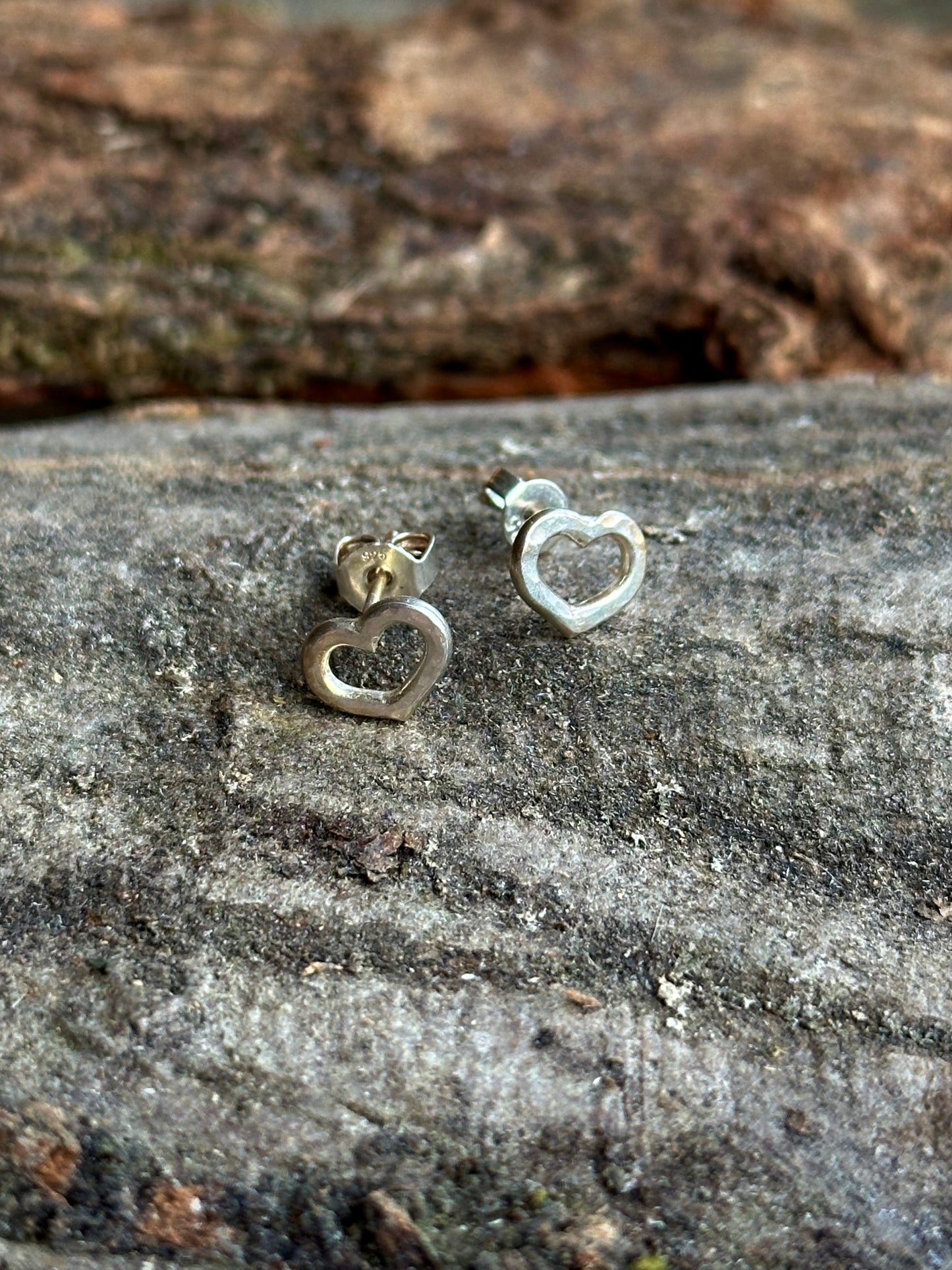 Oorbellen Little heats zilver