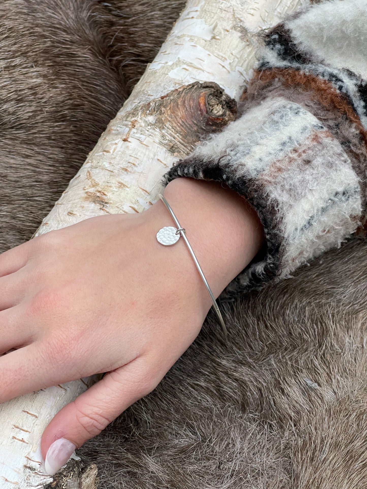 Armband Hope met een zilveren bedel