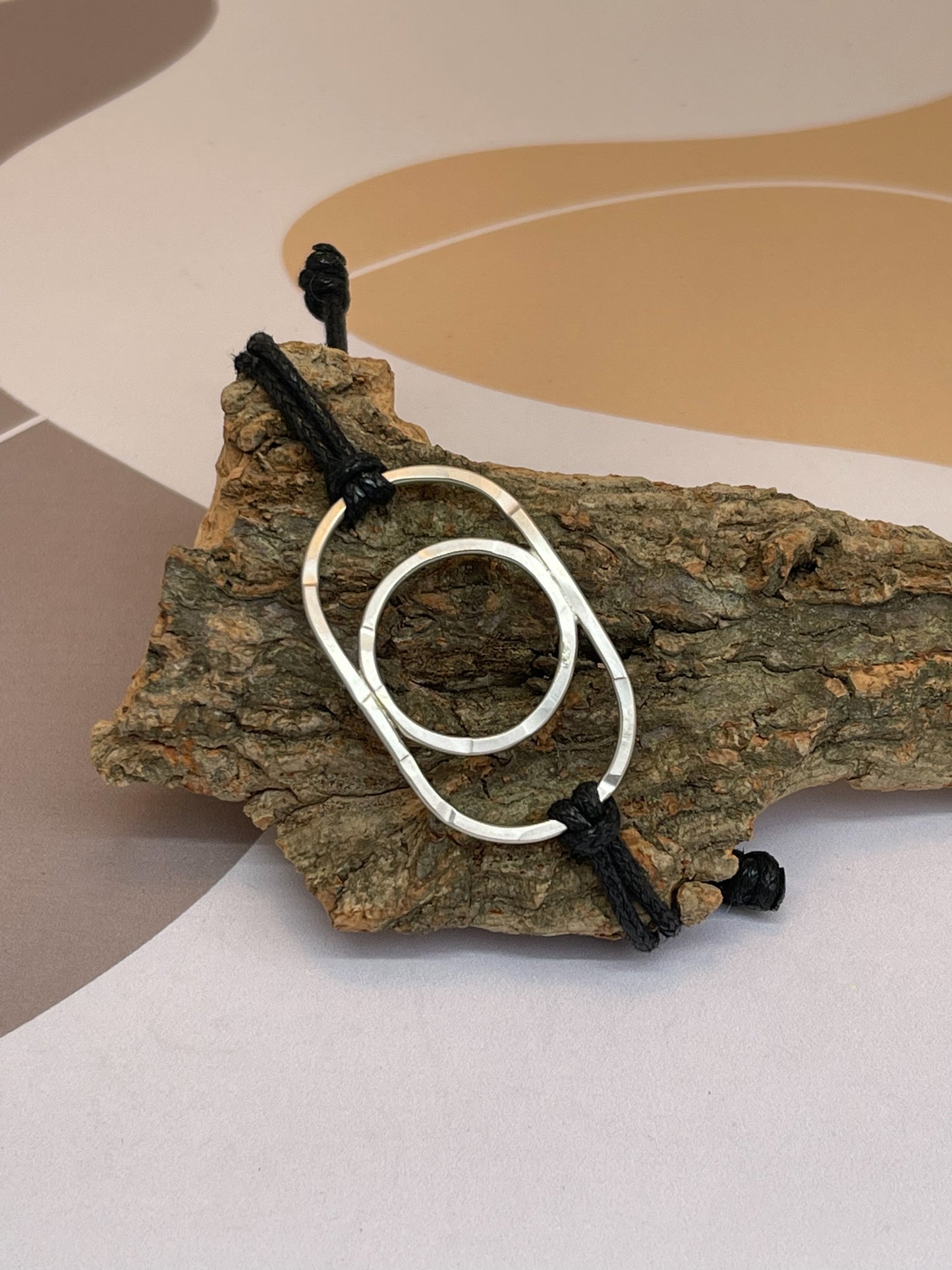 armband Care zilver