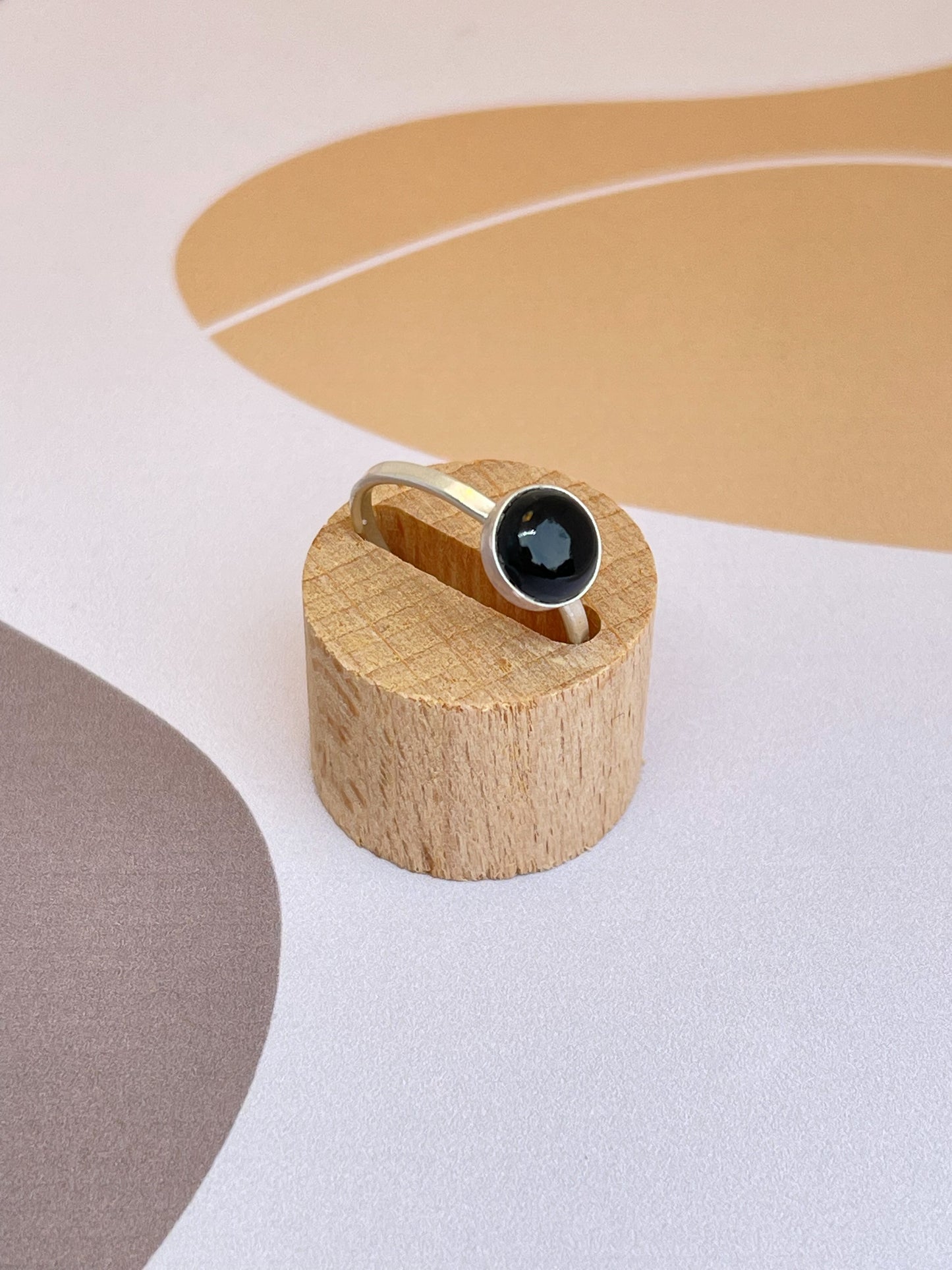Edelstenen Beauty ring (groot) Onyx