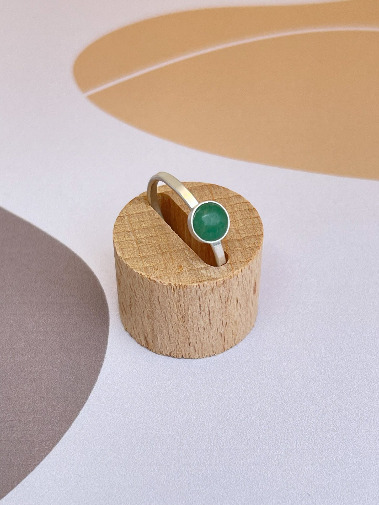 Edelstenen Beauty ring (klein) Aventurijn