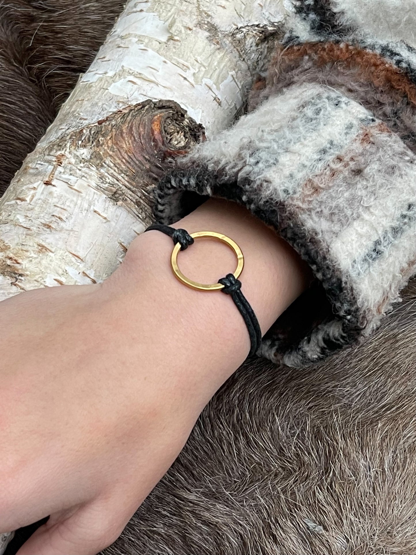 Armband Give gold plated Zilver