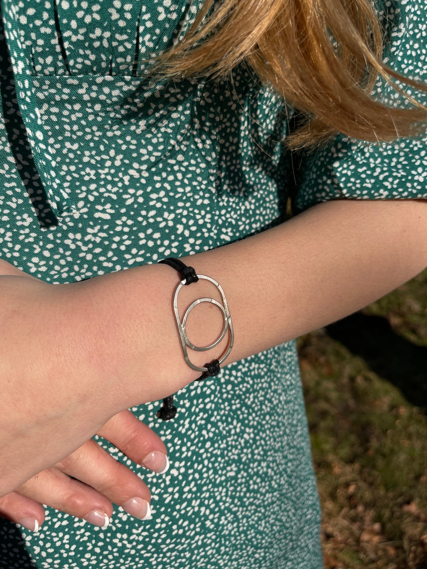 armband Care zilver