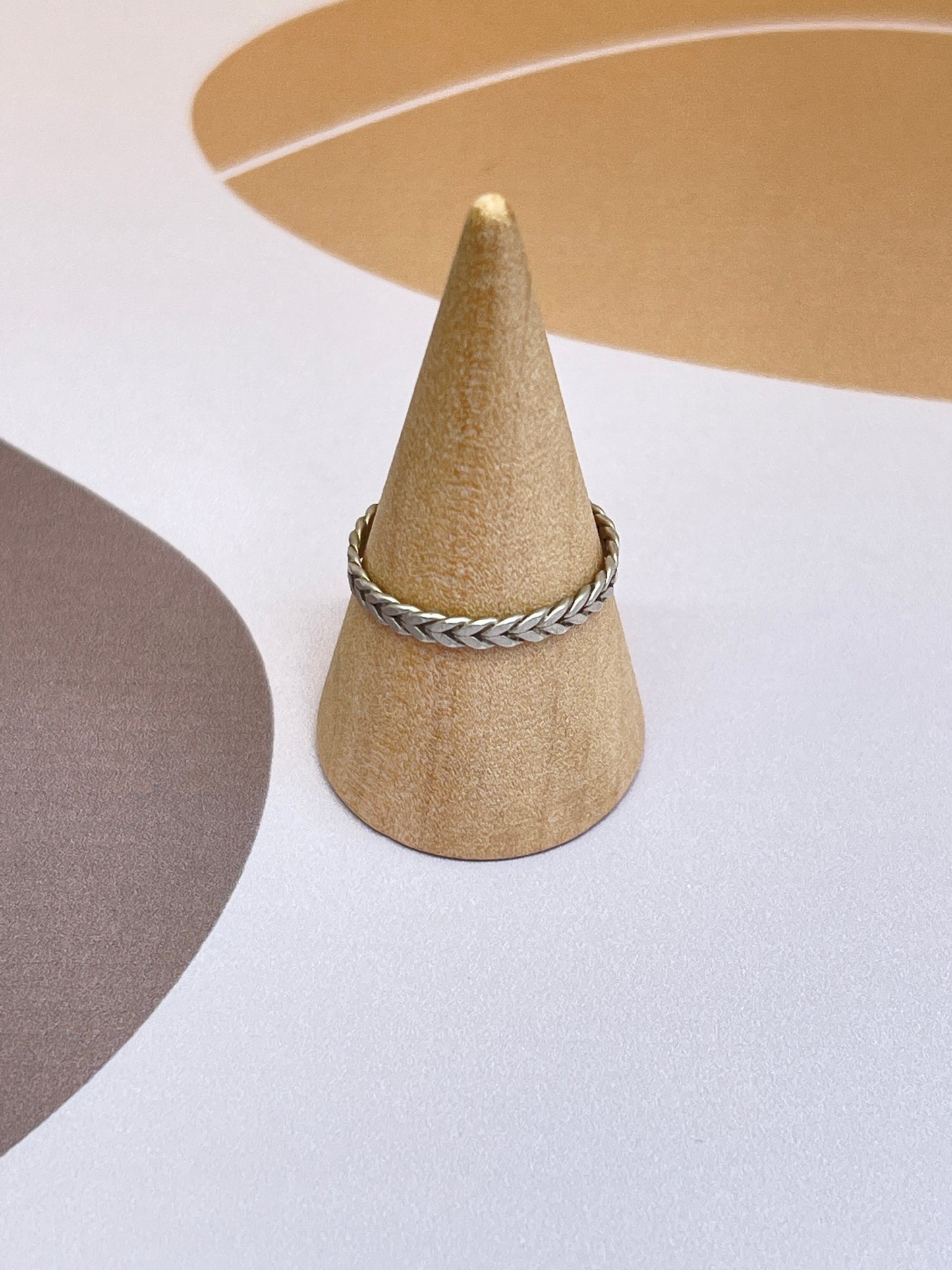 Ring Leaves and Hearts zilver