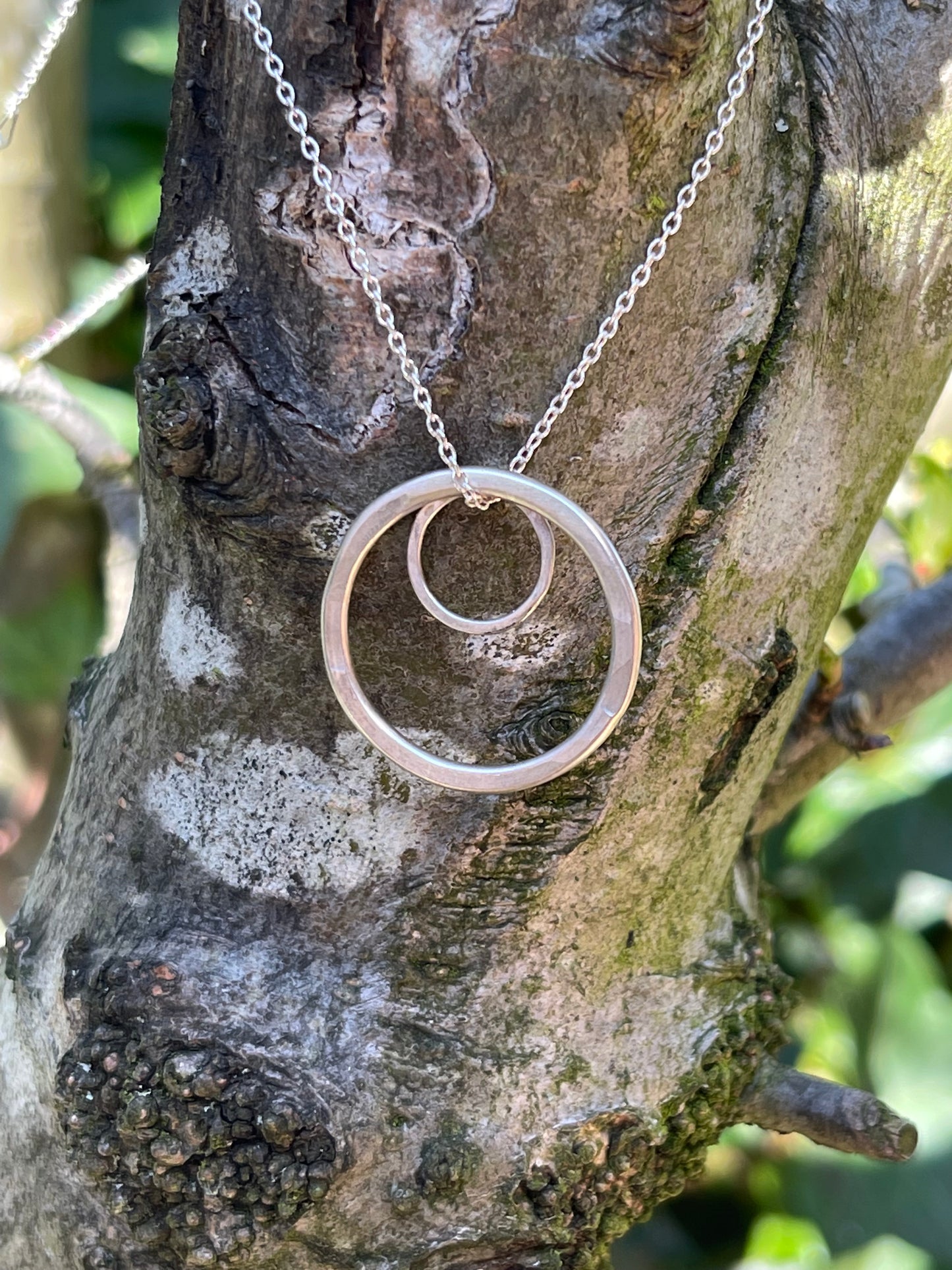 silver necklace grow