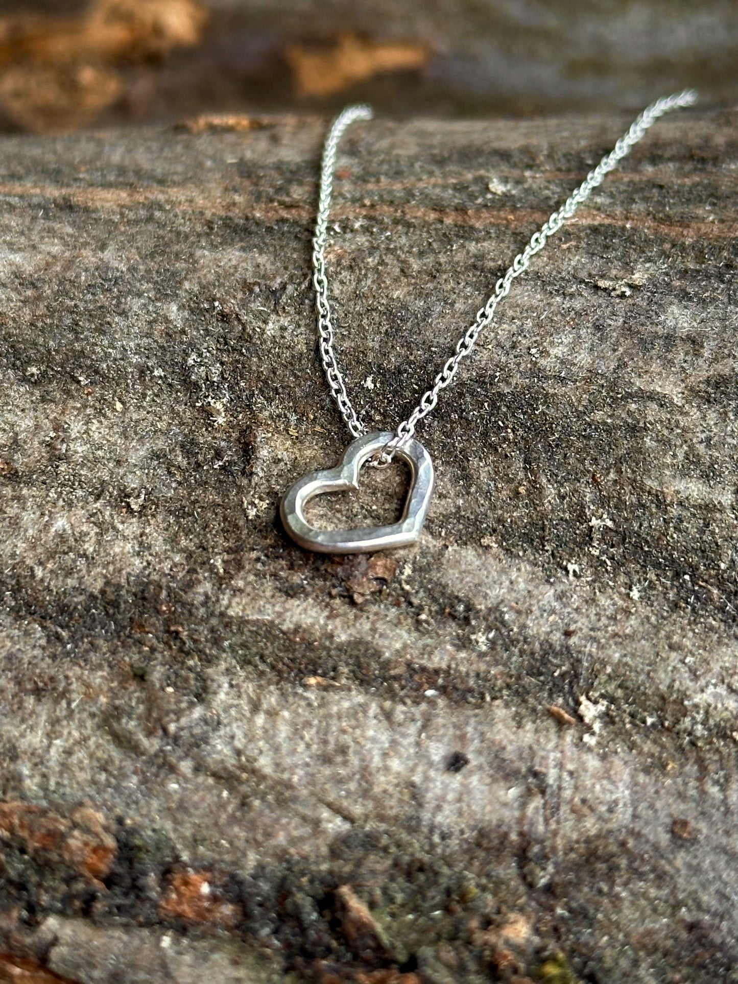 Ketting Little hearts zilver