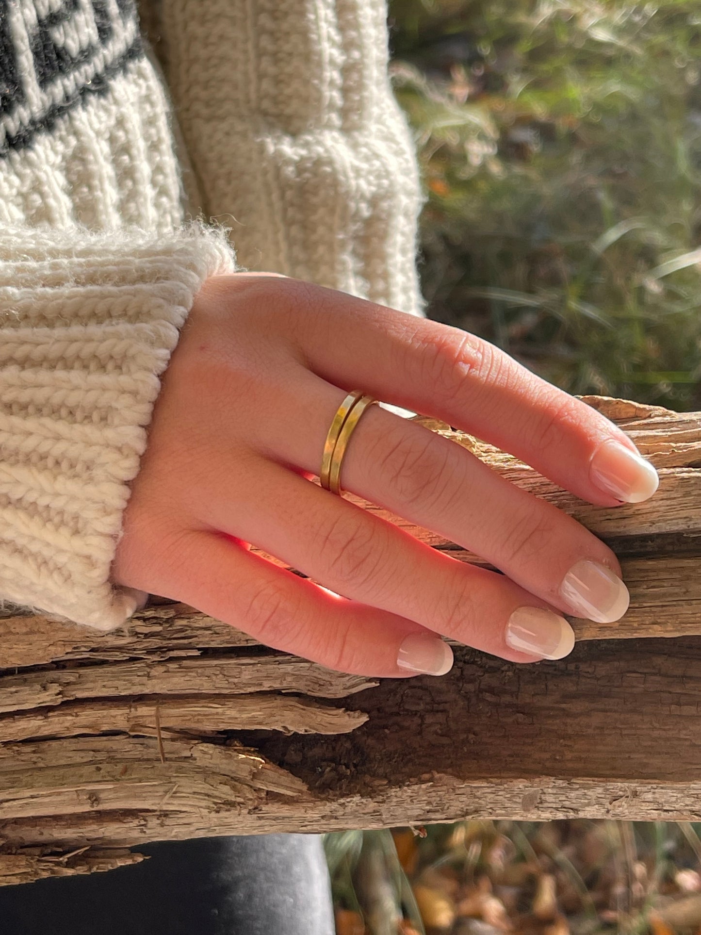 Ring Happy together gold plated