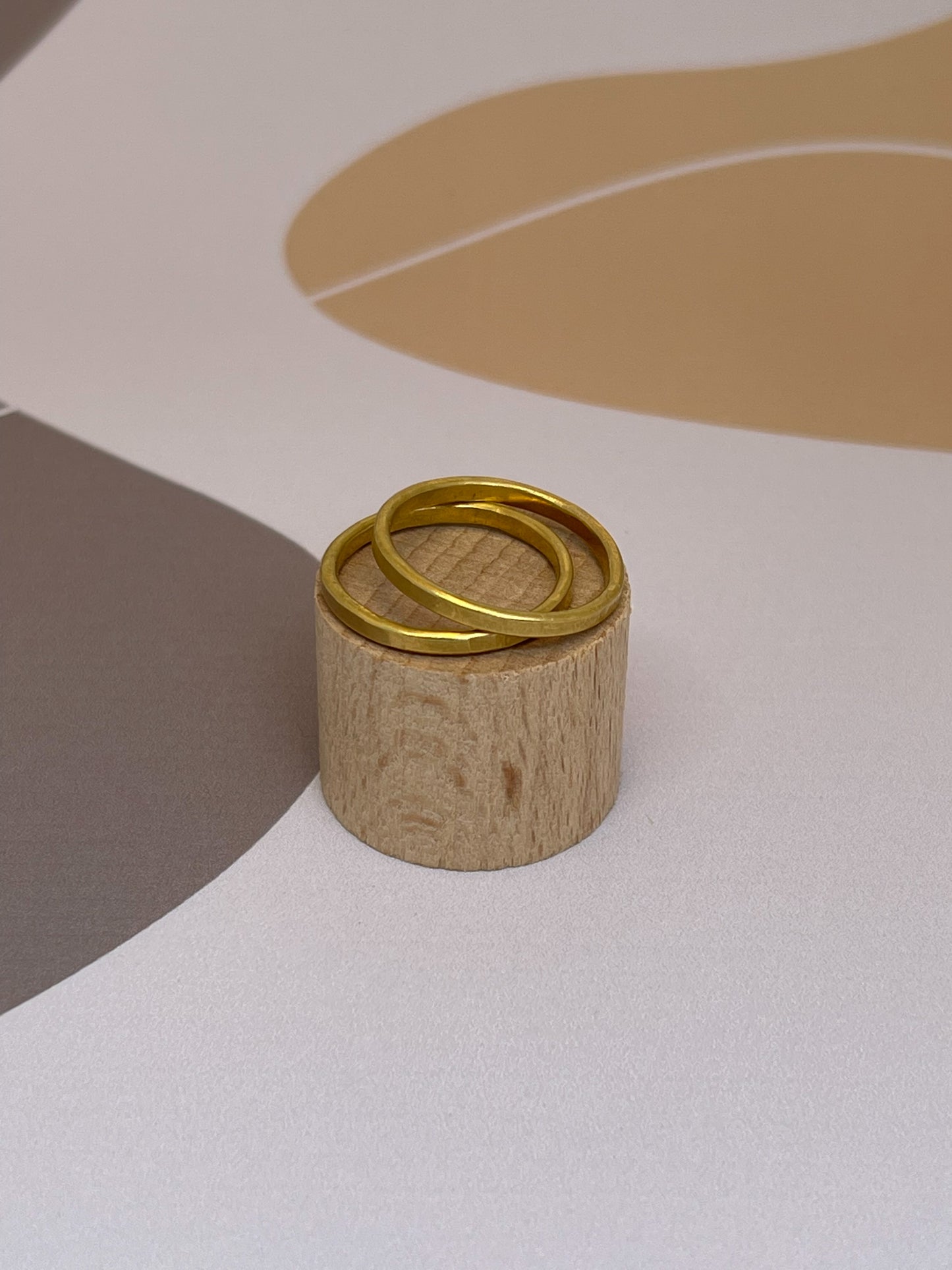 Ring Happy together gold plated