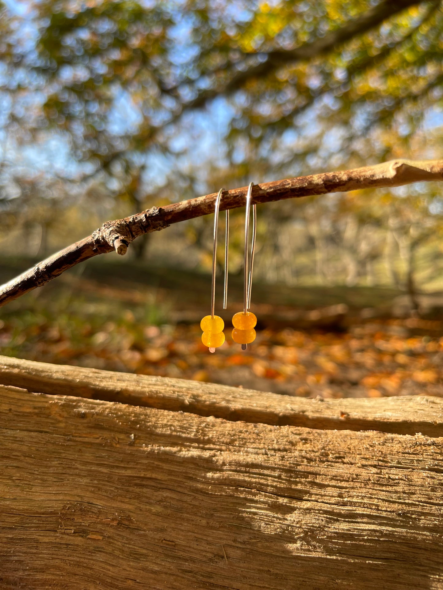 Edelstenen Adventure oorbellen Amber